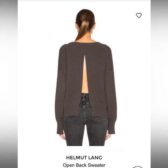 Helmet Lang open back sweater - Picture 2 of 8